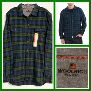 Woolrich Classic Fit Flannel Button Down Shirt